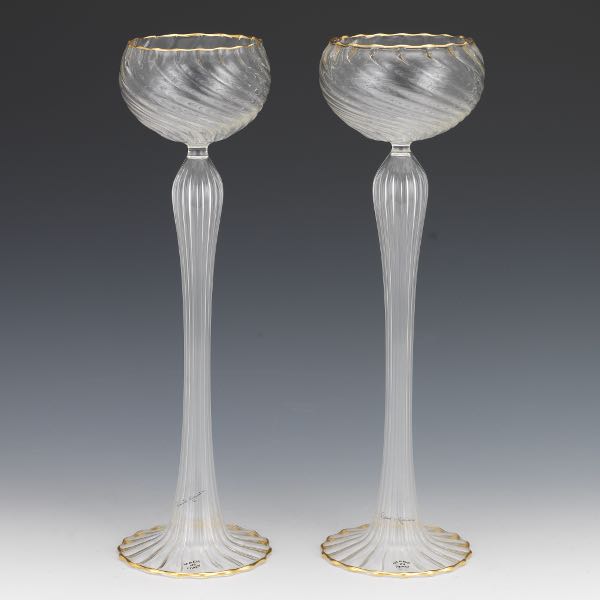 PAIR OF MURANO RENATE GARDINI