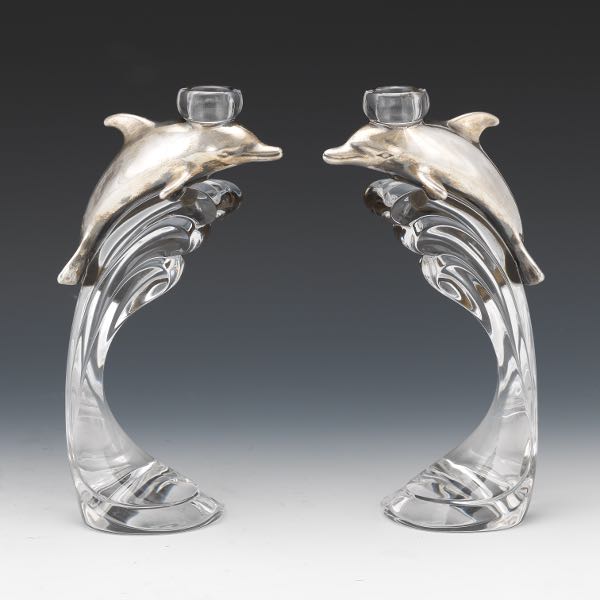 PAIR OF NACHTMANN STERLING SILVER