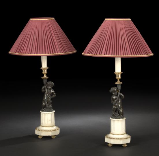 Pair of Napoleon III Bronze and