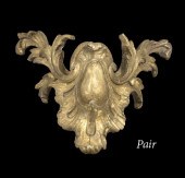 Pair of Napoleon III Carved Gi