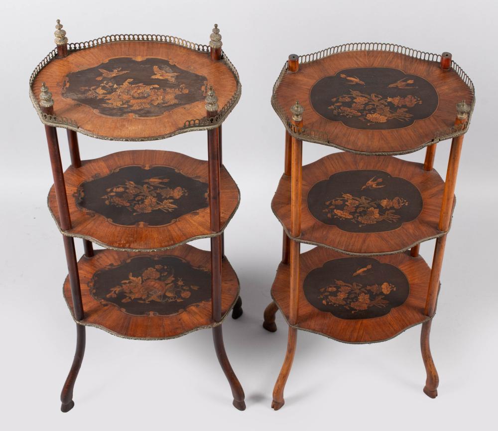 PAIR OF NAPOLEON III MARQUETRY