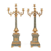 PAIR OF NAPOLEON III ORMOLU &