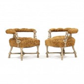 PAIR OF NAPOLEON III STYLE UPH