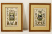 PAIR OF NEO-CLASSICAL COLORED