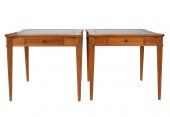PAIR OF NEOCLASSIC FRUITWOOD S