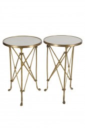PAIR OF NEOCLASSIC GILT BRONZE