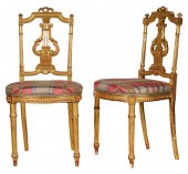 PAIR OF NEOCLASSIC GILTWOOD BA