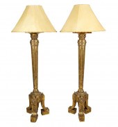 PAIR OF NEOCLASSIC GILTWOOD FL