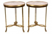 PAIR OF NEOCLASSIC STYLE GILT