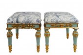 PAIR OF NEOCLASSIC STYLE PAINT