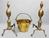 PAIR OF NEOCLASSICAL BRASS AND
