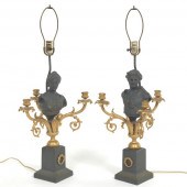PAIR OF NEOCLASSICAL FIGURAL T