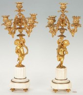 PAIR OF NEOCLASSICAL GILT BRON