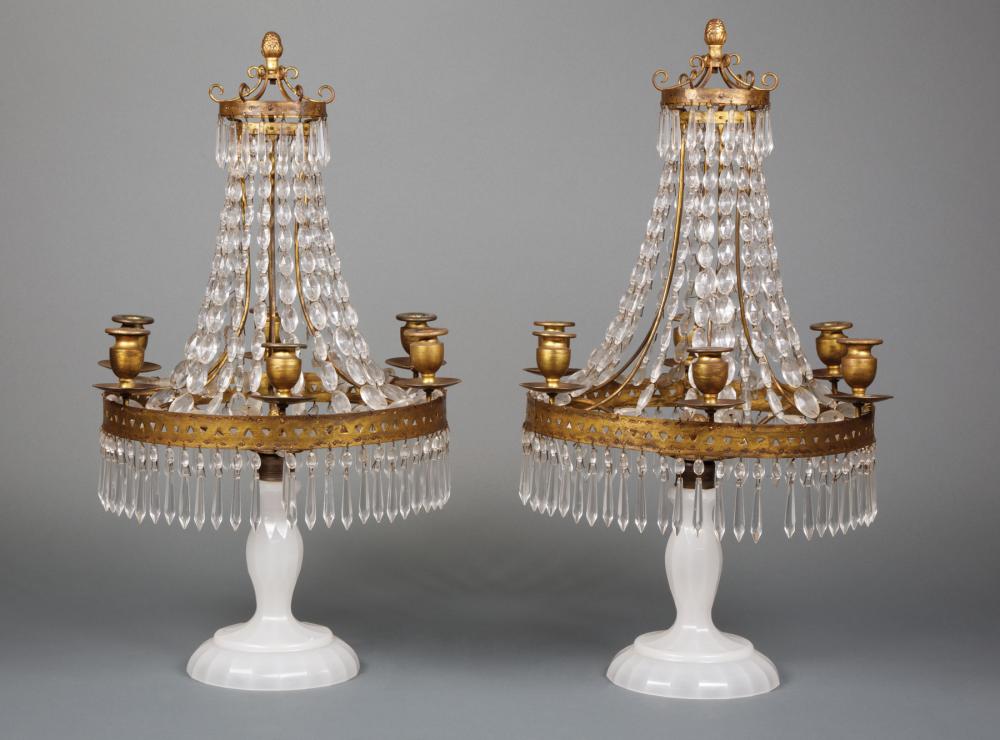 PAIR OF NEOCLASSICAL GIRANDOLE