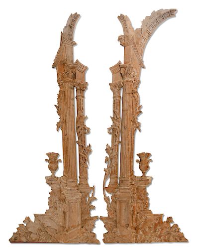 PAIR OF NEOCLASSICAL PINE
