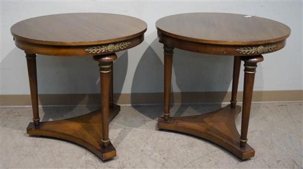 PAIR OF NEOCLASSICAL STYLE BRASS