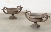 PAIR OF NEOCLASSICAL STYLE CAS