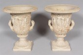 PAIR OF NEOCLASSICAL STYLE CAS