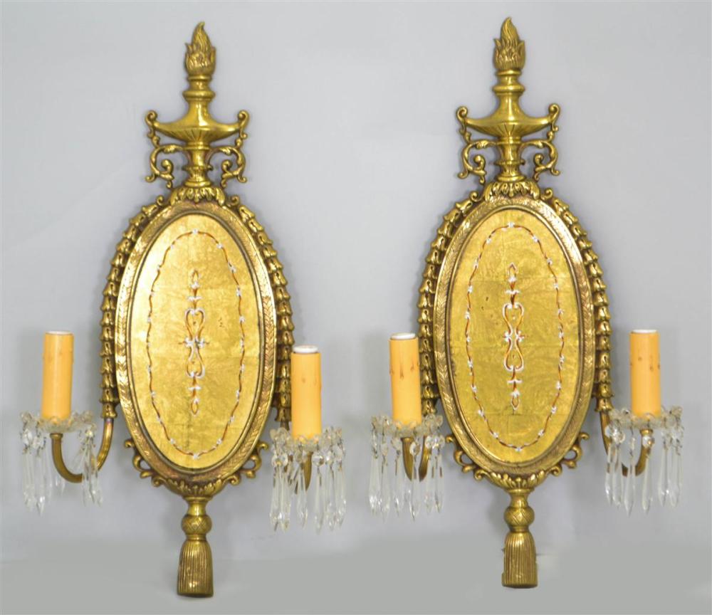 PAIR OF NEOCLASSICAL STYLE CAST