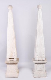 PAIR OF NEOCLASSICAL STYLE CAS
