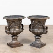 PAIR OF NEOCLASSICAL-STYLE CAS