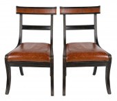 PAIR OF NEOCLASSICAL-STYLE EBO