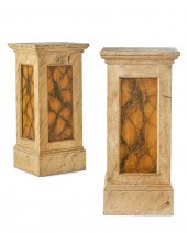 PAIR OF NEOCLASSICAL STYLE FAU