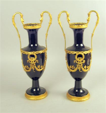Pair of neoclassical style gilt