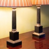 PAIR OF NEOCLASSICAL STYLE GIL