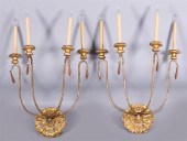 PAIR OF NEOCLASSICAL STYLE GIL