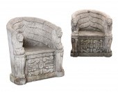 PAIR OF NEOCLASSICAL STYLE LIM