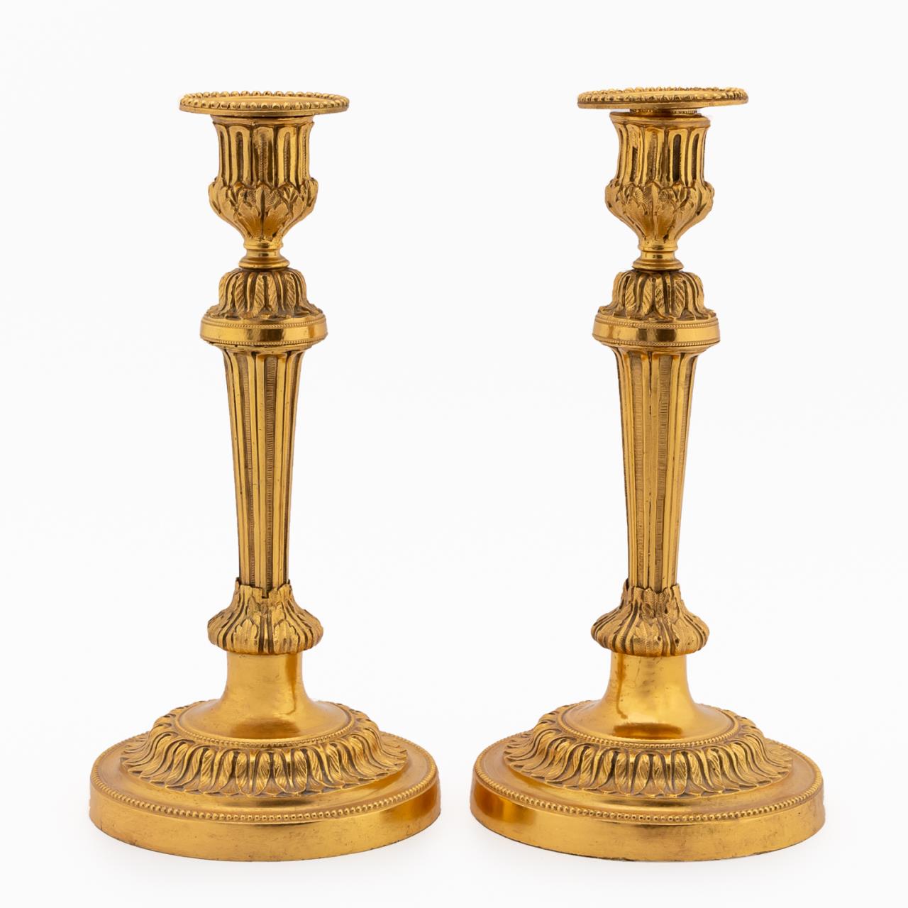 PAIR OF NEOCLASSICAL STYLE ORMOLU