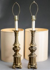 PAIR OF NEOCLASSICAL STYLE PAT