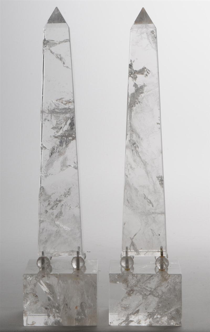 PAIR OF NEOCLASSICAL STYLE ROCK