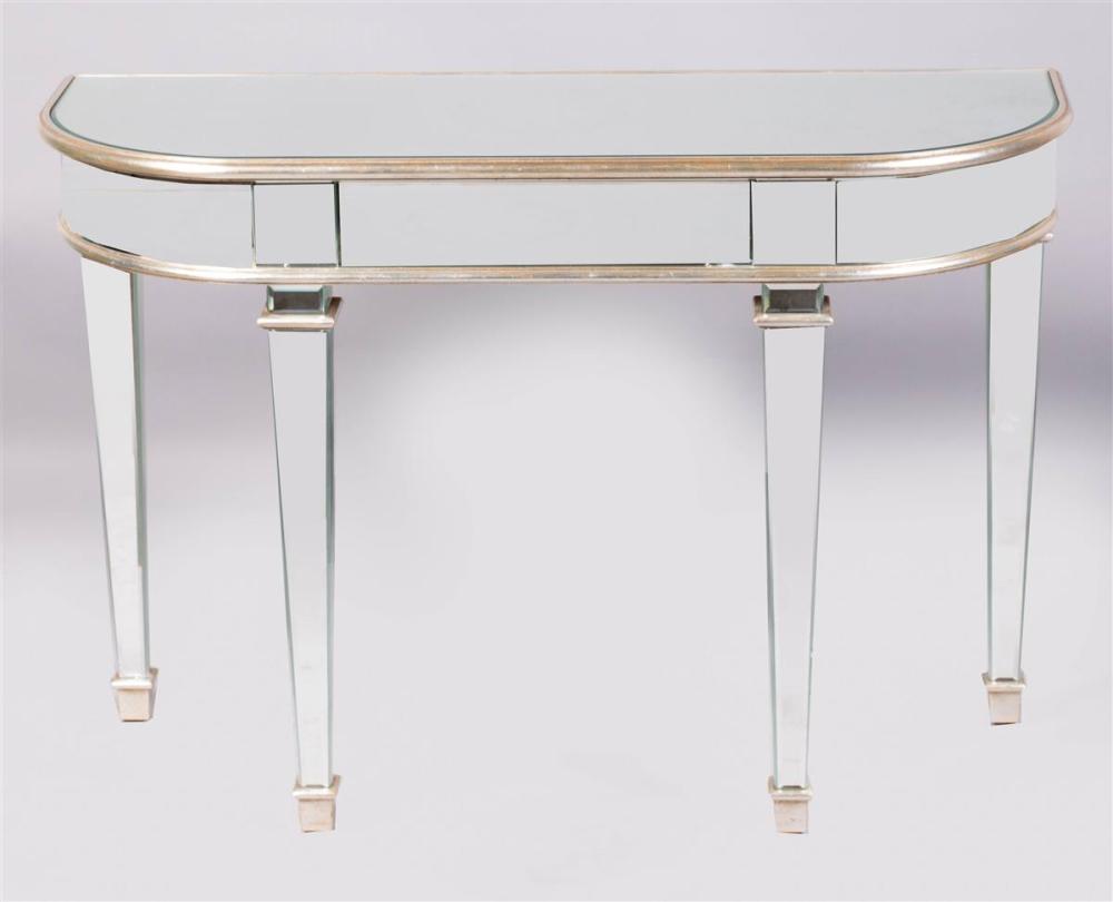 PAIR OF NEOCLASSICAL STYLE SILVERED