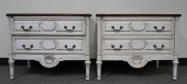 PAIR OF NEOCLASSICAL STYLE WHI
