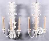 PAIR OF NEOCLASSICAL WHITE PAI