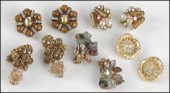 PAIR OF NETTIE ROSENSTEIN GOLD
