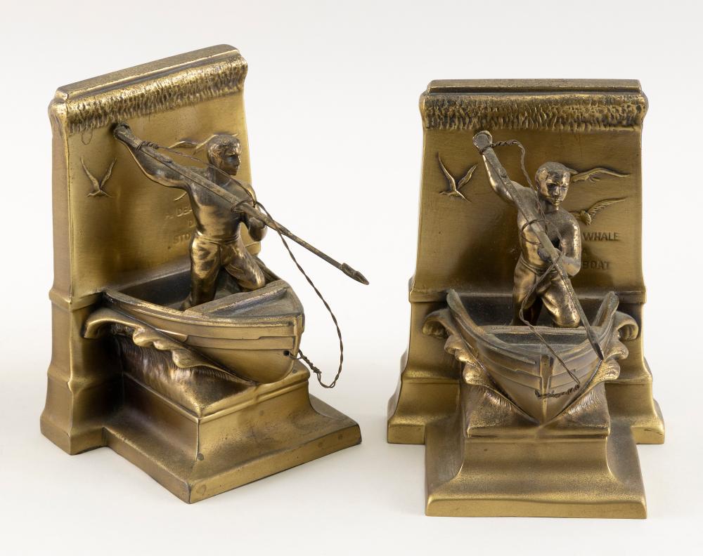 PAIR OF NEW BEDFORD WHALEMAN