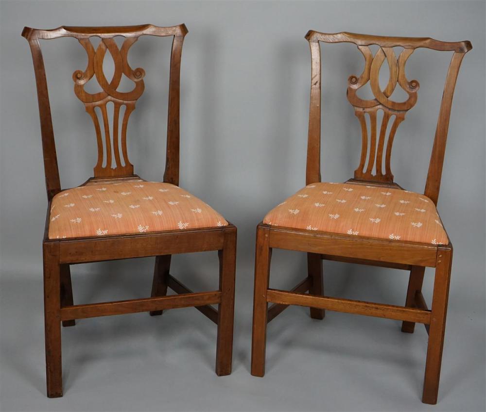 PAIR OF NEW ENGLAND CHIPPENDALE