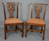 PAIR OF NEW ENGLAND CHIPPENDAL