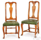 PAIR OF NEW ENGLAND QUEEN ANNE