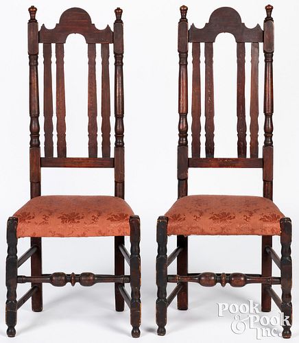 PAIR OF NEW ENGLAND WILLIAM AND
