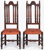 PAIR OF NEW ENGLAND WILLIAM AN