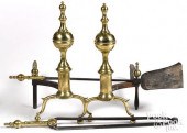 PAIR OF NEW YORK FEDERAL BRASS