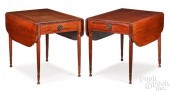 PAIR OF NEW YORK SHERATON MAHO