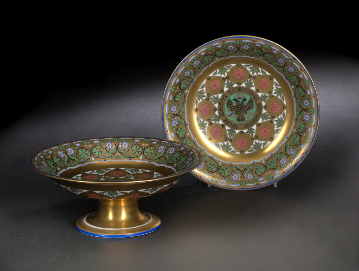 Pair of Nicholas II Imperial