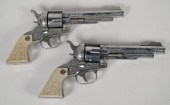 PAIR OF NICHOLS TOY CAP GUNS.T