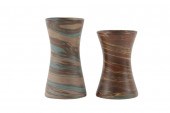 PAIR OF NILOAK MISSIONWARE VAS