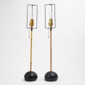 PAIR OF NOGUCHI AKARI BAMBOO T